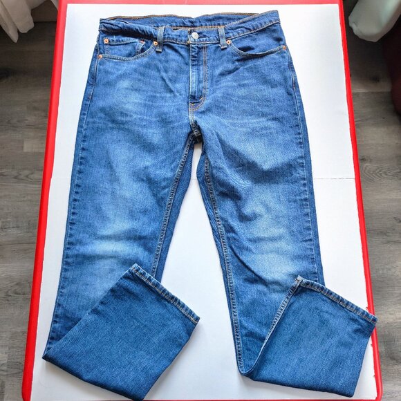 Levi's 511 premium jeans men's size W36 L32 denim blue slim fit - Picture 1 of 15